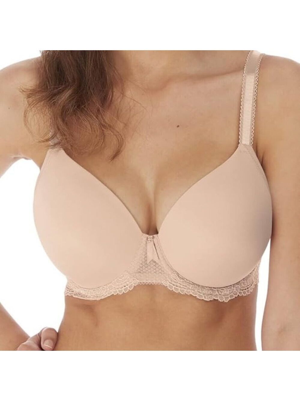 Freya Expression Underwire Demi Plunge Molded T-Shirt Bra 32K